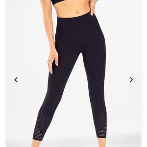 fabletics high waisted sculpt knit capris leggings